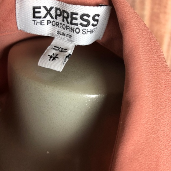 Express Portifino Long Sleeve Button Down Blouse - Picture 5 of 6